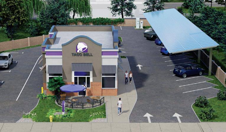Restaurant EV charging stations